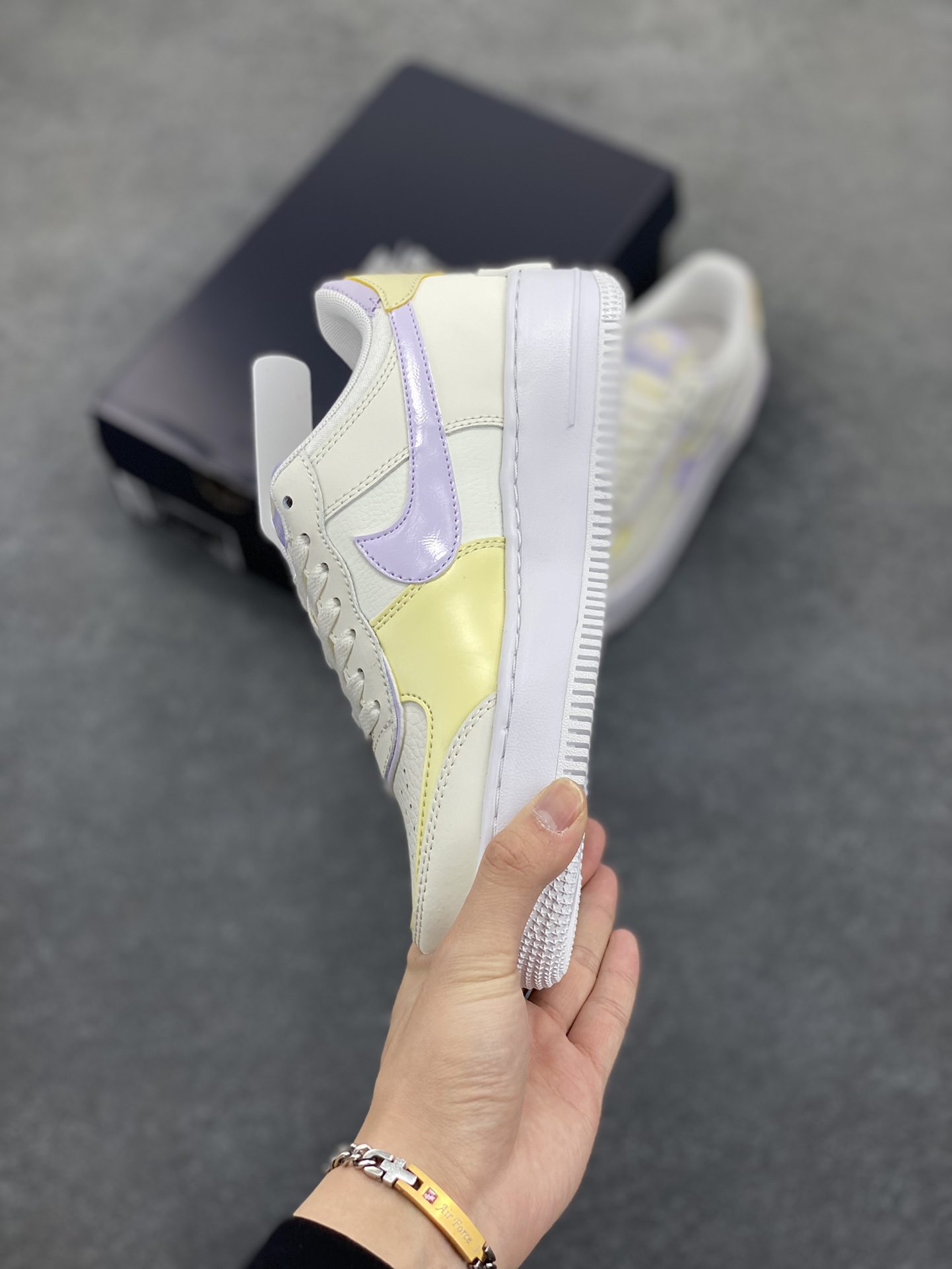 图片[3]-NK Air Force 1 Shadow 轻量增高低帮百搭板鞋\”拼接马卡龙\” 全新少女系解构主义设计双层轻量EVA发泡中底+防滑RB橡胶外圈底鞋底 原楦头原纸板 打造纯正空军版型 专注外贸渠道 全掌内置蜂窝气垫 原盒配件 原厂中底钢印、拉帮完美 货号：DZ1847-113 尺码：35.5 36 36.5 37.5 38 38.5 39 40 40.5 41 42-选品中心