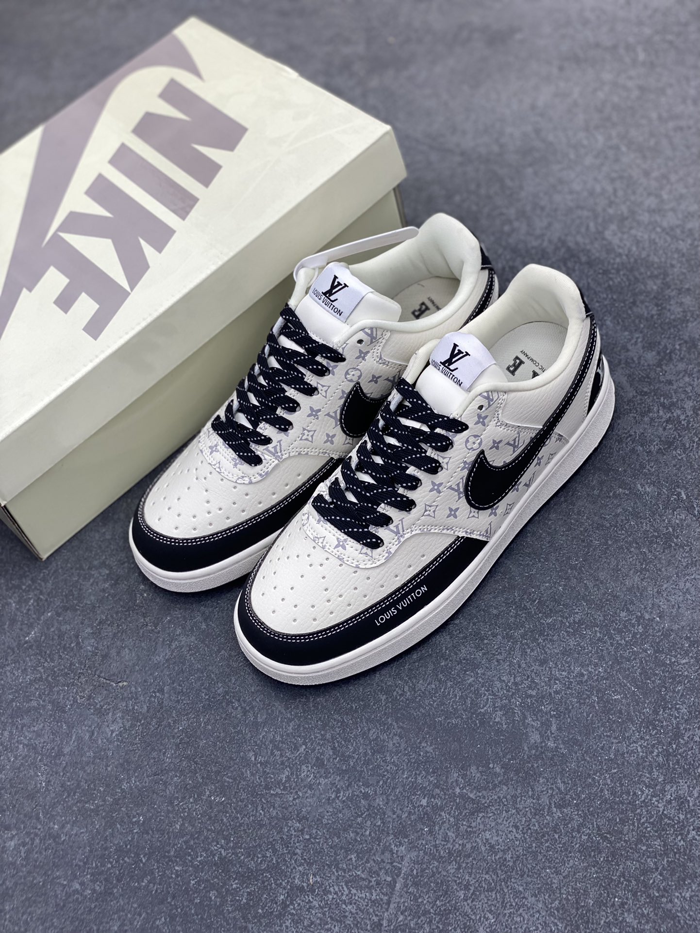 图片[8]-NIKE EBERNON Low prm 小空军低帮百搭透气休闲运动板鞋 独家头层版本 原数据独家私模大底 纯正版型 清洁度完美 货号：FD5188-666 尺码：36 36.5 37.5 38 38.5 39 40 40.5 41 42 42.5 43 44 44.5 45-选品中心