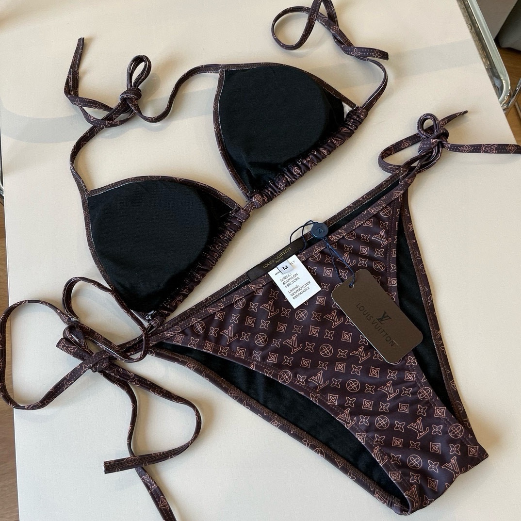 150. LV LOUIS VUITTON’S NEW OFFICIAL SWIMSUIT, BIKINI, HIGH-END CUSTOM, S M L XL - 图片 6
