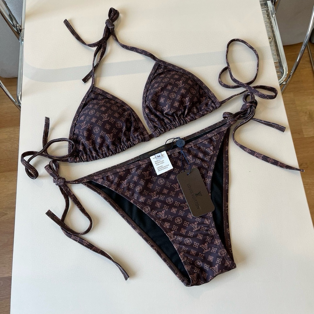150. LV LOUIS VUITTON’S NEW OFFICIAL SWIMSUIT, BIKINI, HIGH-END CUSTOM, S M L XL - 图片 9