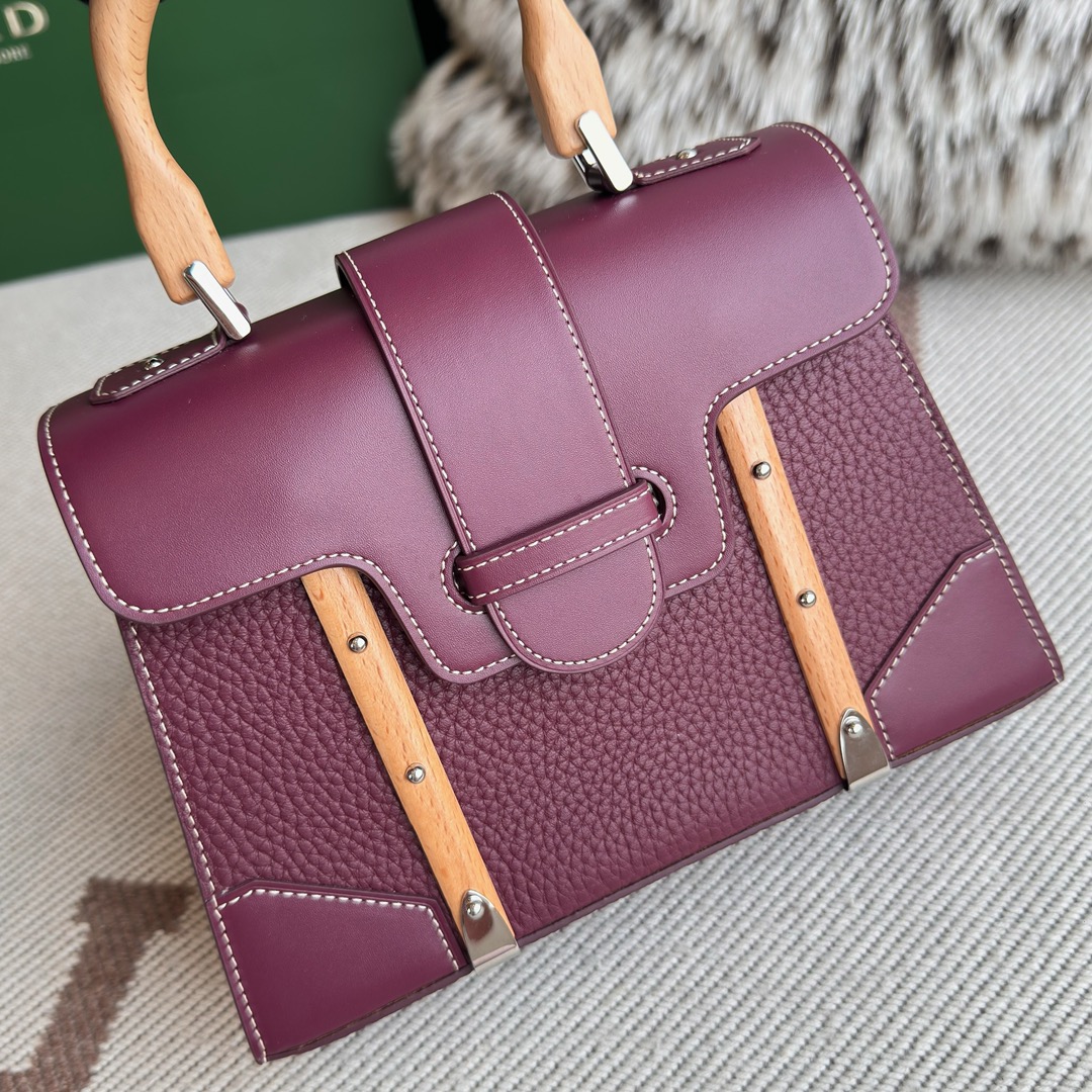 Goyard Saigon Burgundy top handle