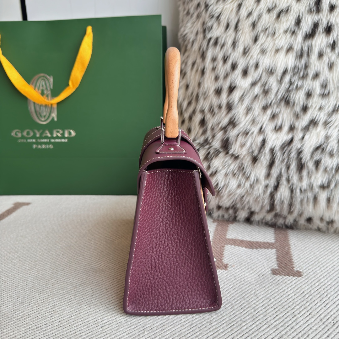 Goyard Saigon Burgundy top handle