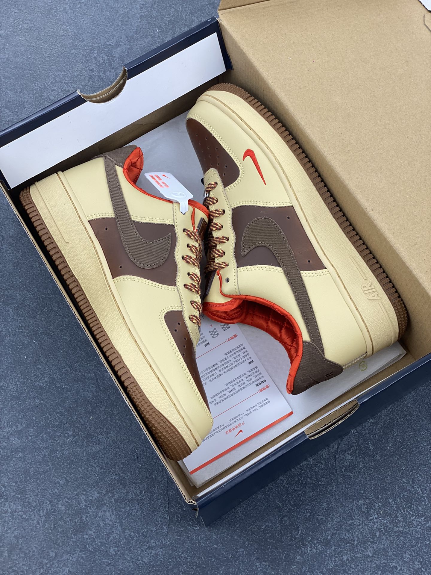 图片[9]-Air Force 1\’ 07 棕红 原楦头原纸板 打造纯正空军版型 专注外贸渠道 全掌内置蜂窝气垫 #原盒配件 原厂中底钢印、拉帮完美 货号：HQ3447-222 尺码：36 36.5 37.5 38 38.5 39 40 40.5 41 42 42.5 43 44 44.5 45-选品中心