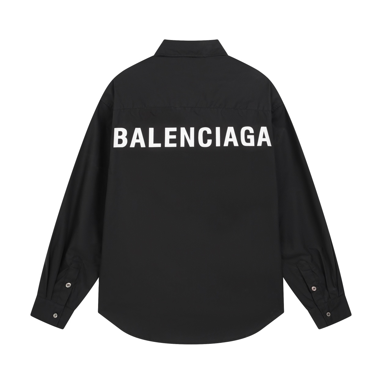 Balenciaga 印花字母ロゴ長袖シャツ 高品質素材使用