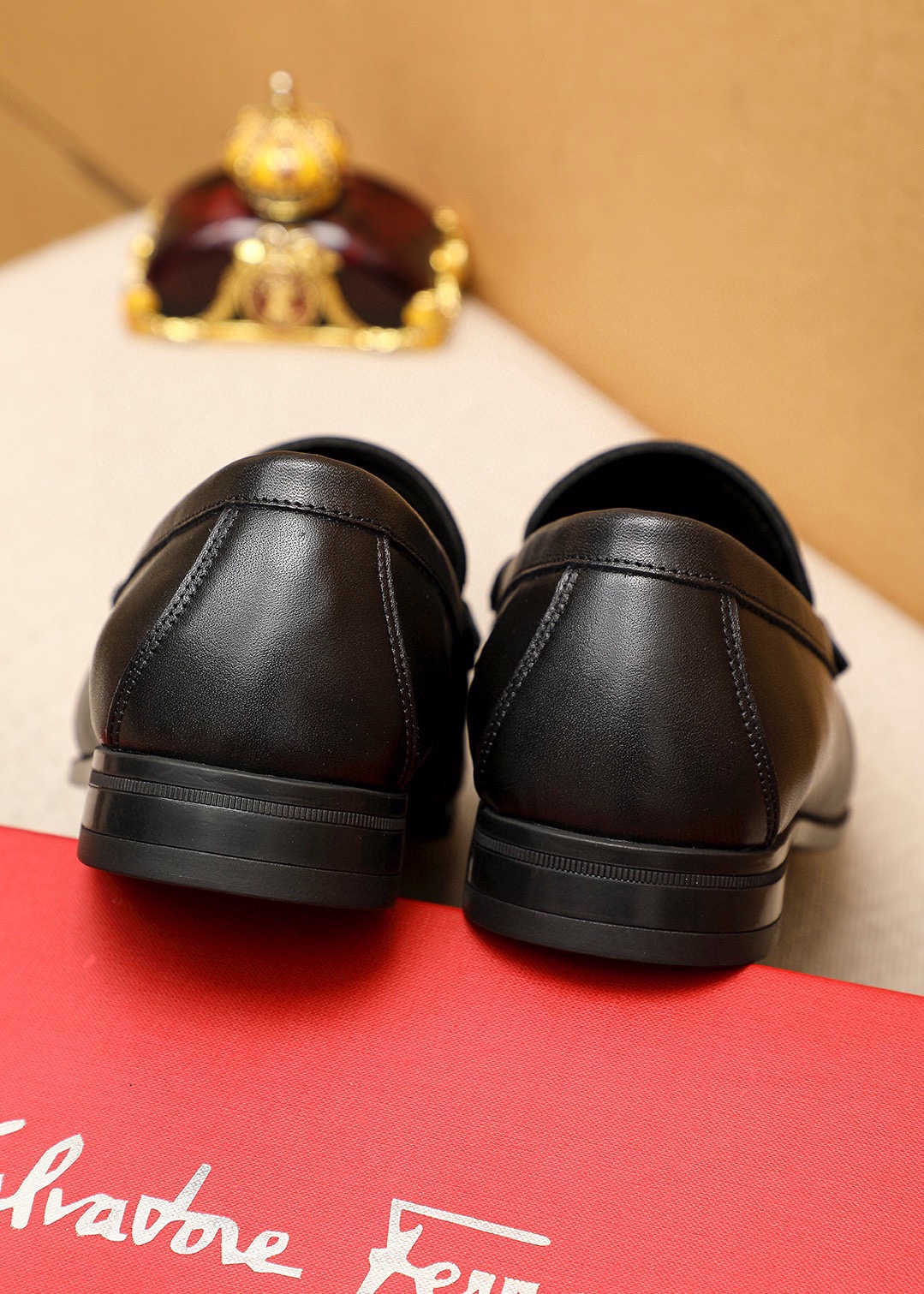 Salvatore Ferragamo Men's Leather Loafers with Buckle Detail (Size 38-44) 7 i1744425364 3 5