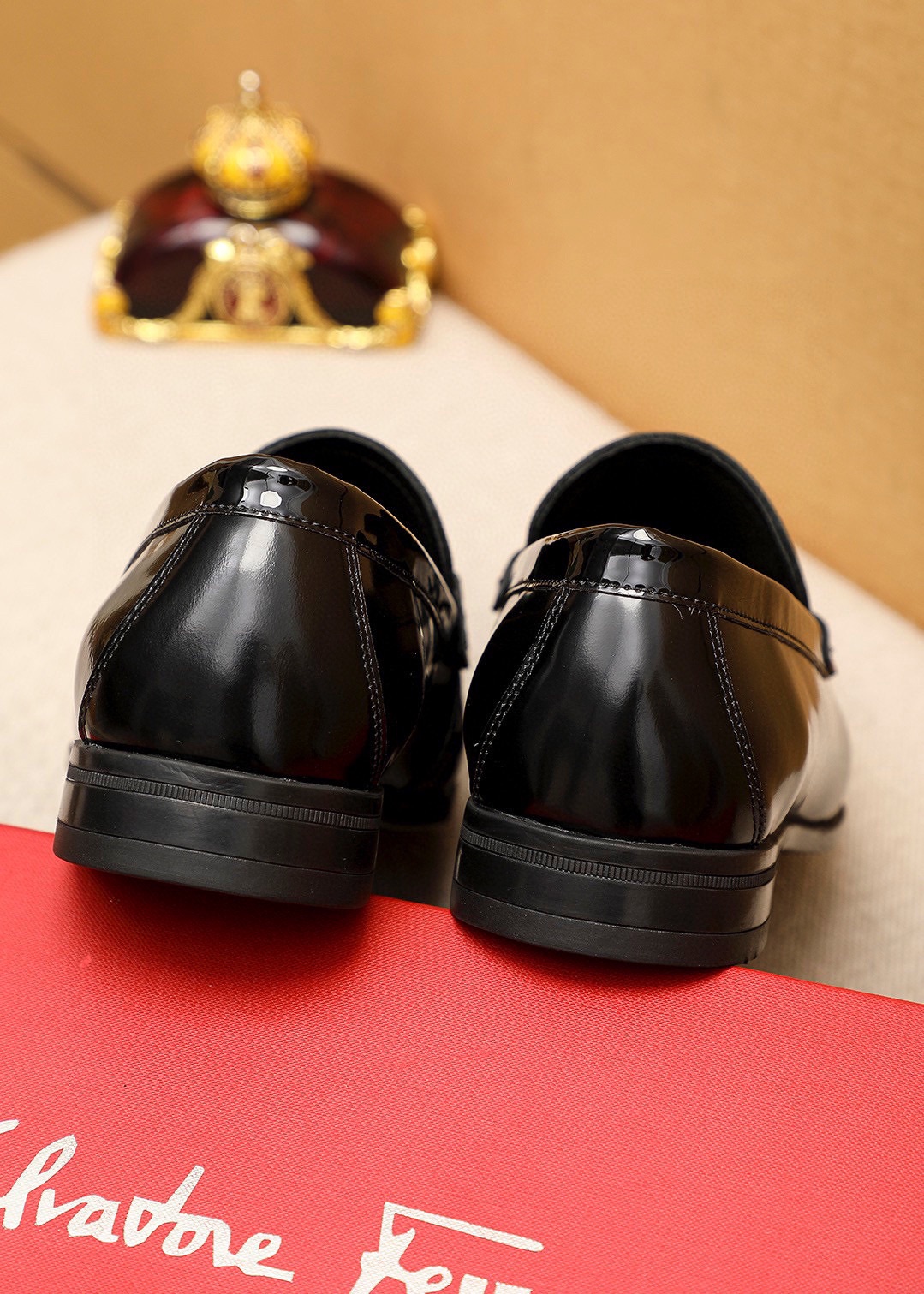 Salvatore Ferragamo Men's Leather Loafers with Buckle Detail in Multiple Colors 7 i1744425515 5584 5