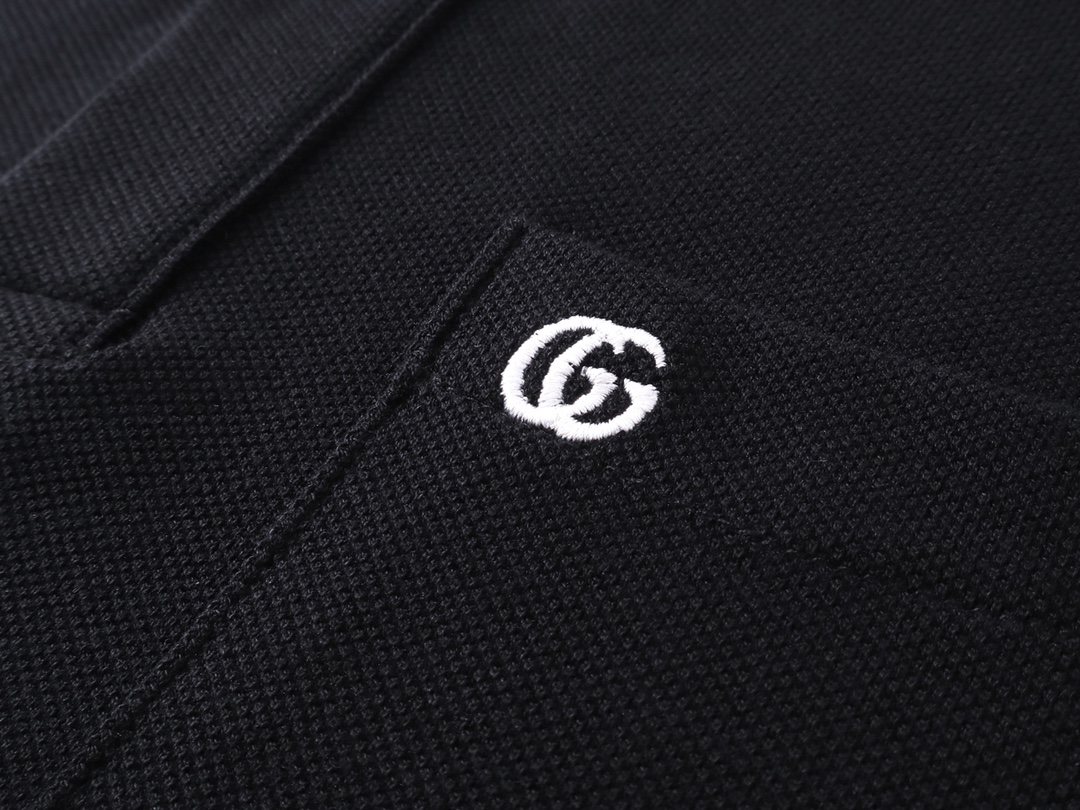Gucci 古驰口袋刺绣新款polo衫