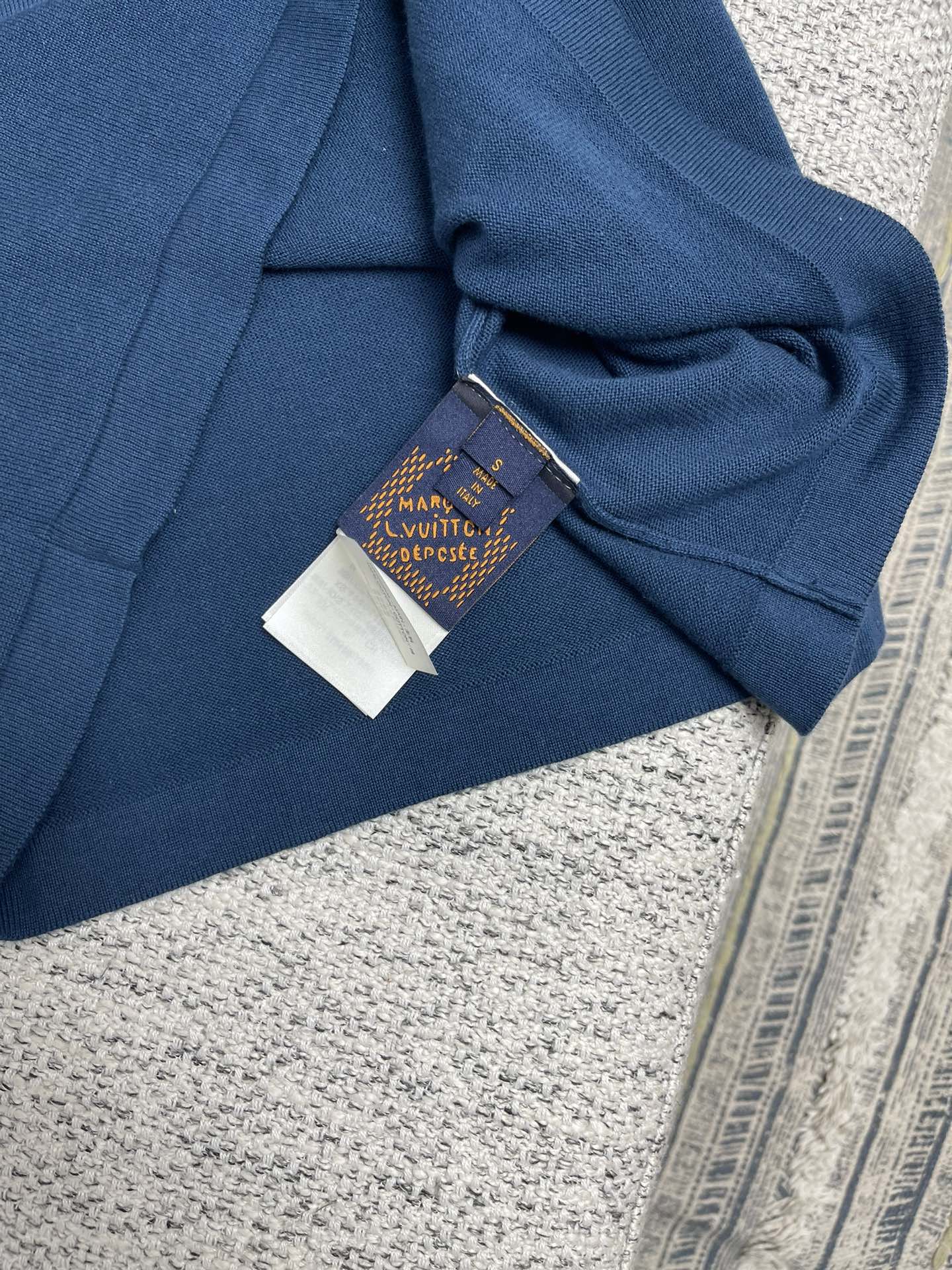 Louis Vuitton Jersey T-Shirt Blue Crew Neck Tee, Size S-XL Available 8 i1744444466 8762 7