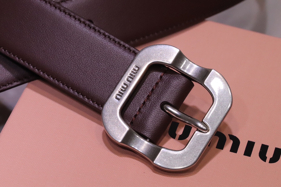[Miu Miu Belts]High-quality calfskin with soft and delicate touch Very fashion