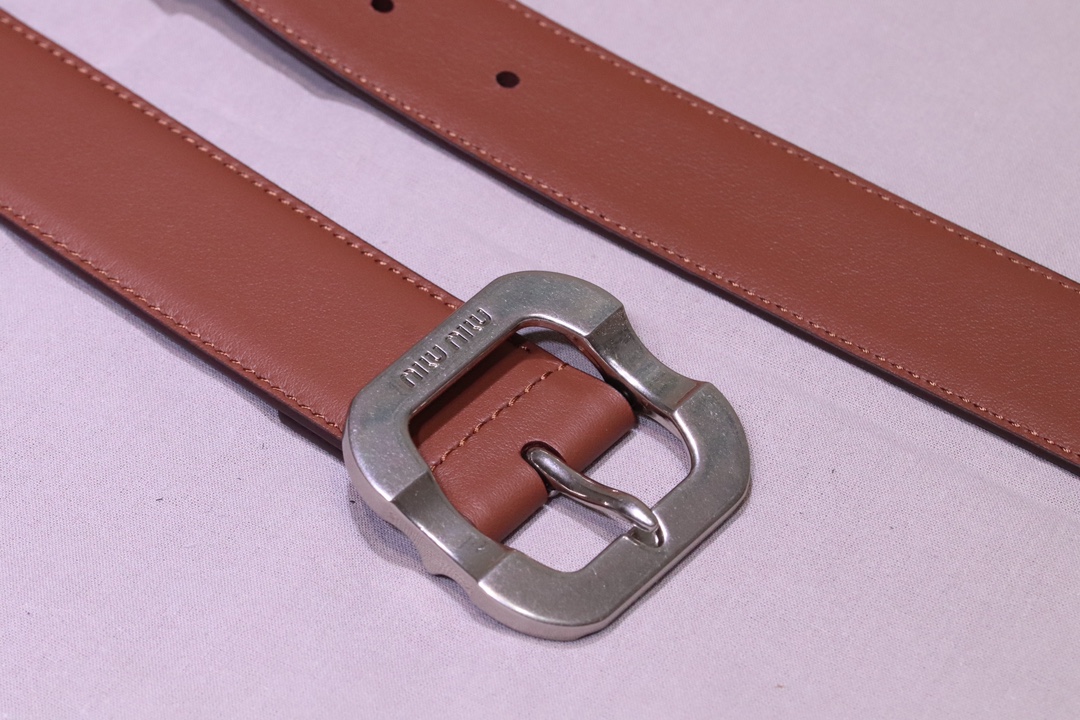 [Miu Miu Belts]Miumiu counter new style Perfect 1:1 replica of boutique retro