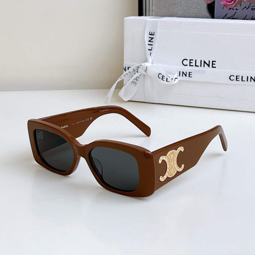  CELINE 满钻凯旋门款
MOD：CL40288 
SIZE：53口17-145
🔝🔝
