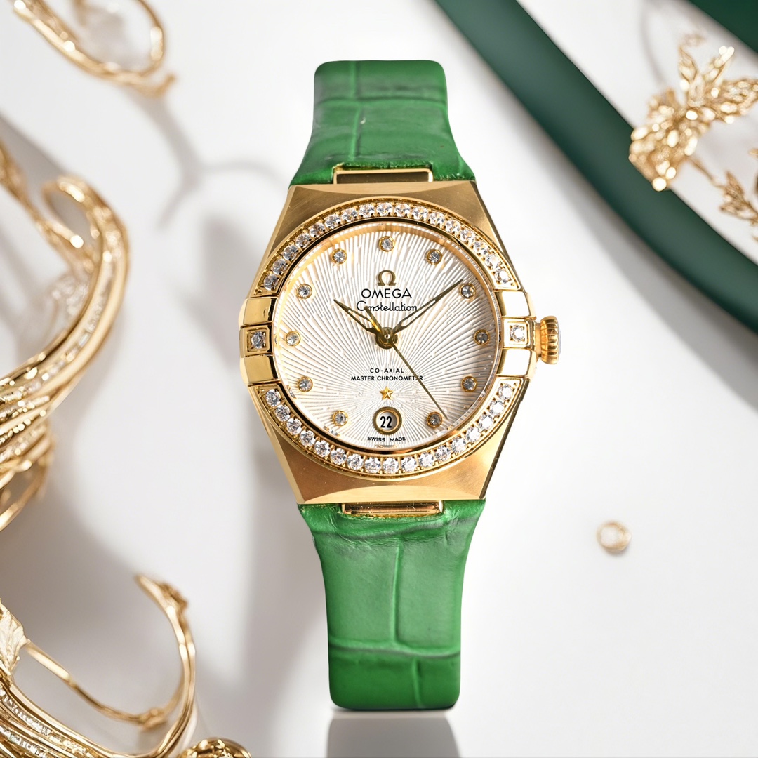 NO:337412,White Steel, Jinjinjiamei, Shijiamei, 50 All Gold, All Gold, New Product [Celebration] [Celebration] Leading the perfect work of the fifth generation of Omega Constellation (29mm)!  Original disassembly, fully synchronized official!  More meticulous aesthetic design and more humanized details!  Equipped with 8700 coaxial movement (extremely stable) with higher accuracy and shock absorption. The innovative adjustable buckle can extend the bracelet by an additional 2 mm, easily and conveniently adapt to wear needs. Double sapphire mirror. The authentic molded case strap is polished with 316L stainless steel CNC, and the cost is far higher than other versions on the market!  The claws are thinner, and the metallic luster emitted after polishing forms a sharp contrast with the delicate metal brushed texture of the case, highlighting the texture of the watch!  , omega19860909白钢 间金间玫 石加50全金全玫加 新品[庆祝][庆祝]引领第五代欧米茄星座（29mm）完美之作！原装拆解,全方位同步官方！更细致入微的美学设计和更人性化细节！搭载8700同轴机芯（极其稳定）具备更高的精准度和避震能力.创新的可调节表扣可以让表链额外延长2毫米,轻松便捷地适应佩戴需求.双卜蓝宝石镜面.正品开模的表壳表带,采用316L精钢CNC打磨,造价远超市面其他版本！托爪更为纤细,抛光后散发的金属光泽与表壳细腻的金属拉丝纹理形成鲜明的对比,凸显出腕表的质感！,,omega,Watch