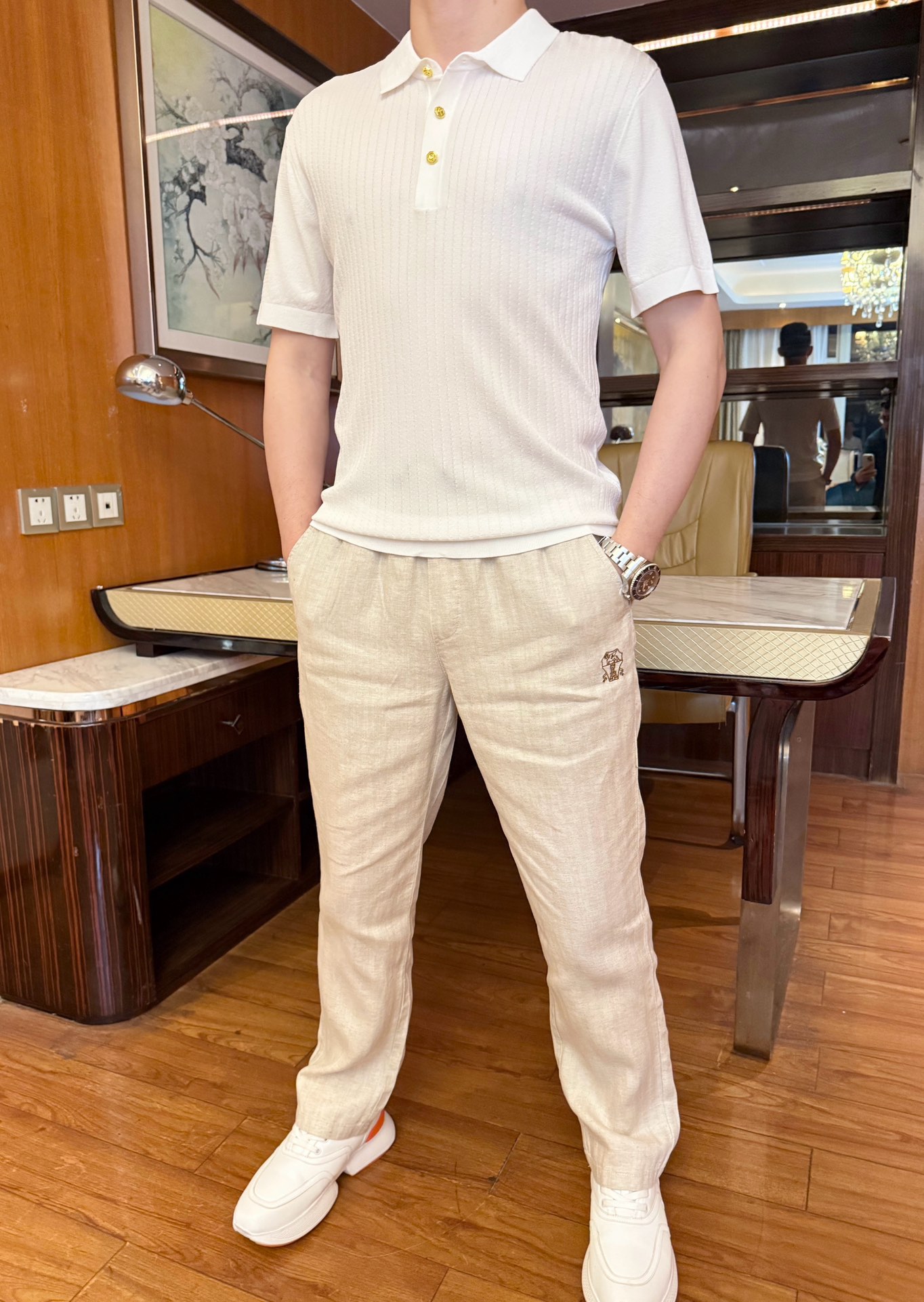 NO:137892,Stephen-2025 counter latest hot Polo is shipped, and European and American counters are released simultaneously!  Selected Italian imported double mercerated cotton fabrics with simple and elegant designs, customized buttons to show the charm, business and casual quality. Number of codes 48-58 (model 173/130 wears 50, with Hong Kong Lane Crawford gift box packaging),,alexander wang19860909史蒂芬-2025专柜最新爆款Polo出货 欧美专柜同步发售！精选意大利进口双丝光棉面料搭配简约大方的设计,定制纽扣彰显韵味 商务休闲精品.码数48-58（模特173/130穿50,配香港连卡佛礼盒包装）,,alexander wang,Men's clothing