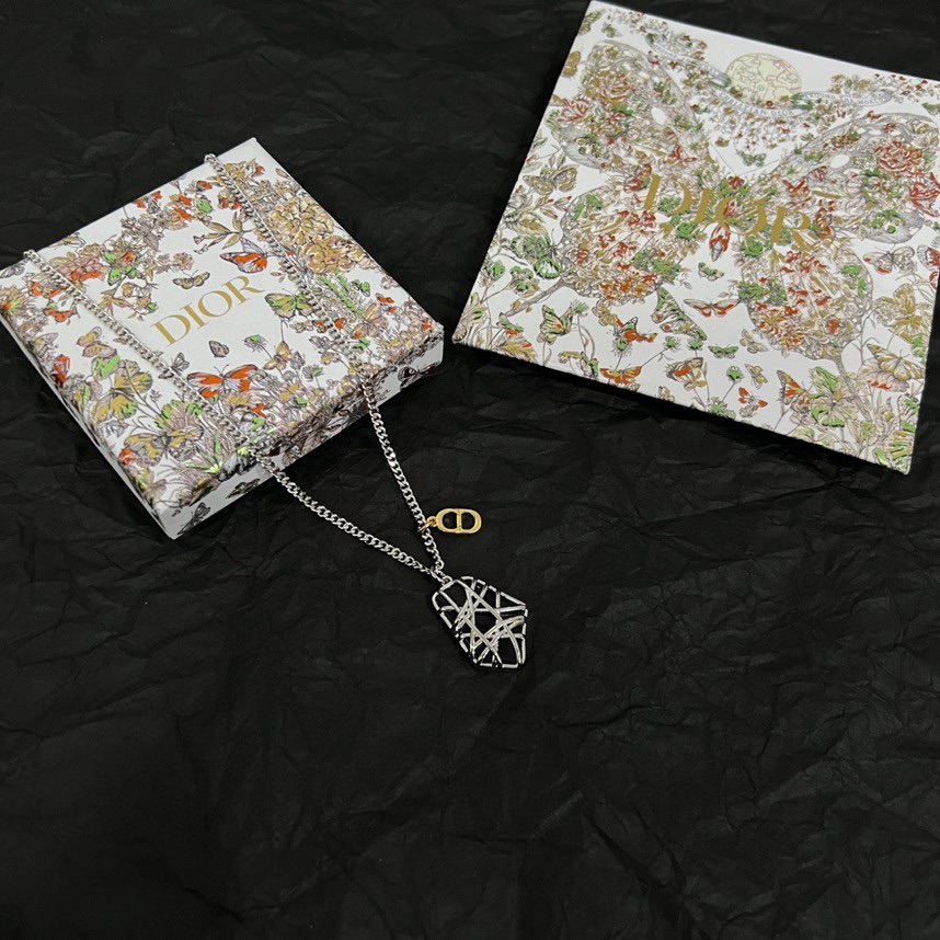 Dior Necklace for Men - Brass Material, Elegant Style, 57cm Length