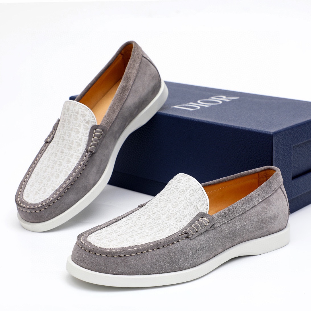 Dior Men's Casual Leather Loafers - Italian Leather, Slip-On Style, Size 38-44 1 Dior Men's Casual Leather Loafers - Italian Leather, Slip-On Style, Size 38-44