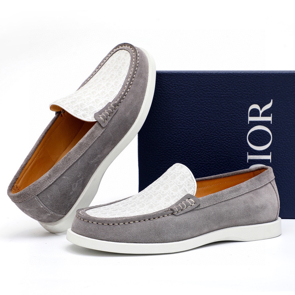 Dior Men's Casual Leather Loafers - Italian Leather, Slip-On Style, Size 38-44 4 i1744520325 975 2