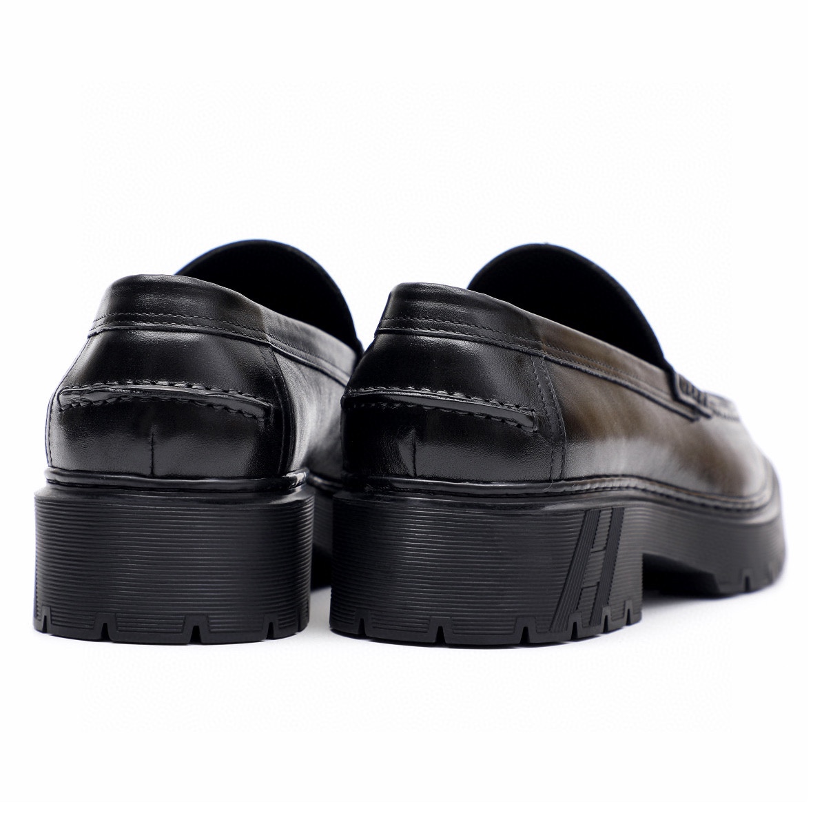 Hermes Men's Black Leather Mocassin Loafers with Gold Buckle Detail 9 i1744521405 300 7