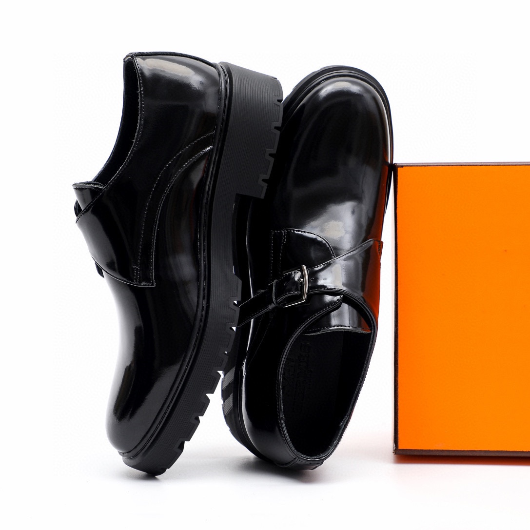 Luxury Leather Buckle Moccasins,Men's Dress Shoes Size 39-44,Made in Italy 8 i1744521733 6297 6