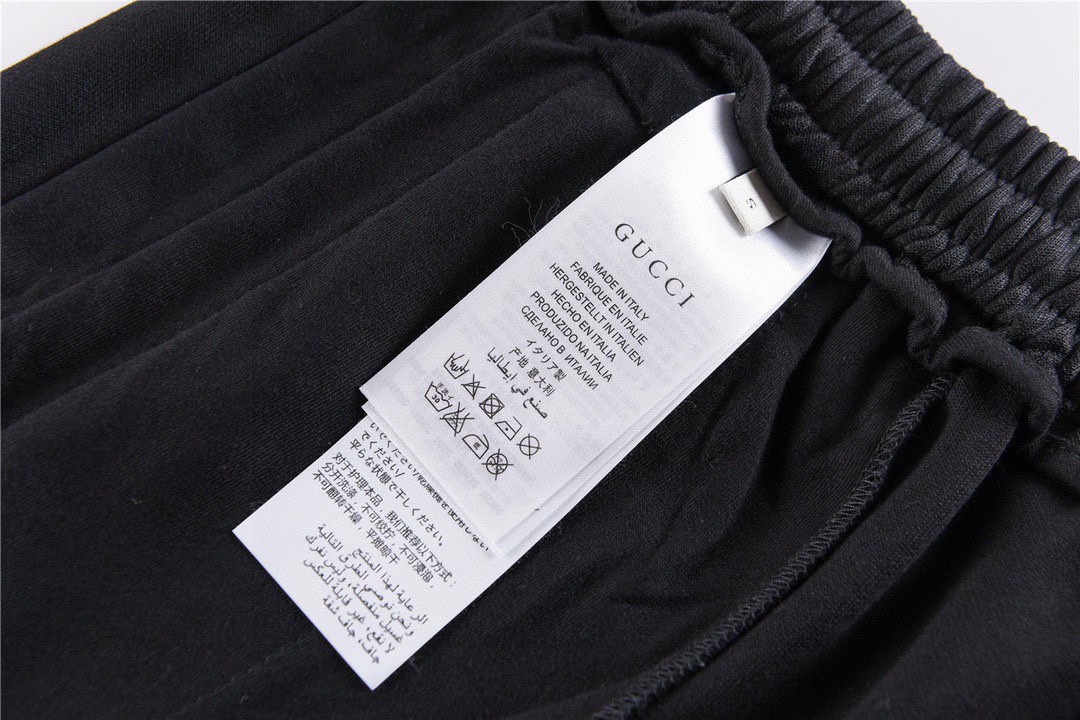 古驰/Gucci 夏季新款 侧边反光织带休闲短裤