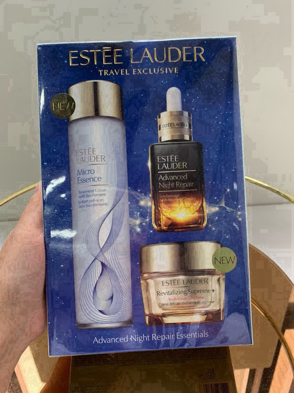 雅诗兰黛原生液三件套明通版  肌初赋活原生液200ml+特润修护肌透精华露50ml+超智慧全效智妍面霜75ml