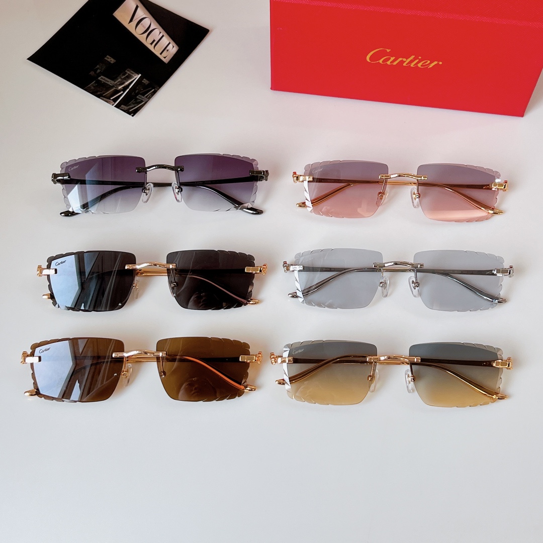 。  Cartier
MOD：CT0682S
Size：56口18 137
🔝🔝
