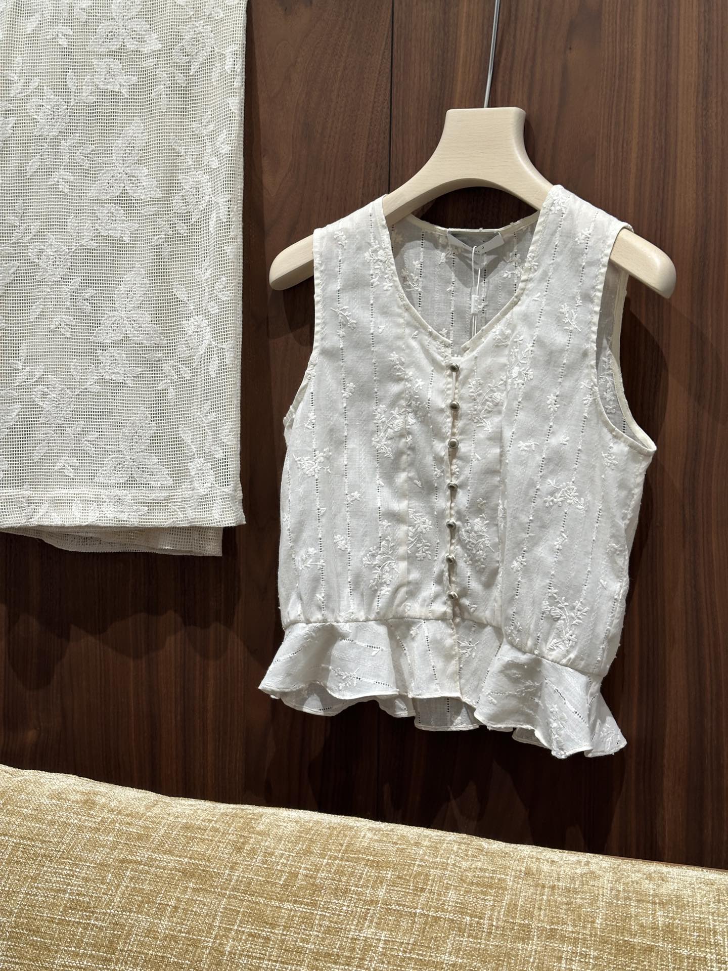 NO:331339,YS｜2025 Spring and Summer New Style ｛ Fairy Set｝ Customized Two Different Fabrics for Clothes and Pants, Matching Together!  Very gentle!  !    SML, alexander wang19860909YS｜2025 春夏新款 ｛ 仙女套装｝ 衣服裤子定制两种不同面料 搭配在一起巨美！ 巨温柔！！   SML,,alexander wang,Women's clothing