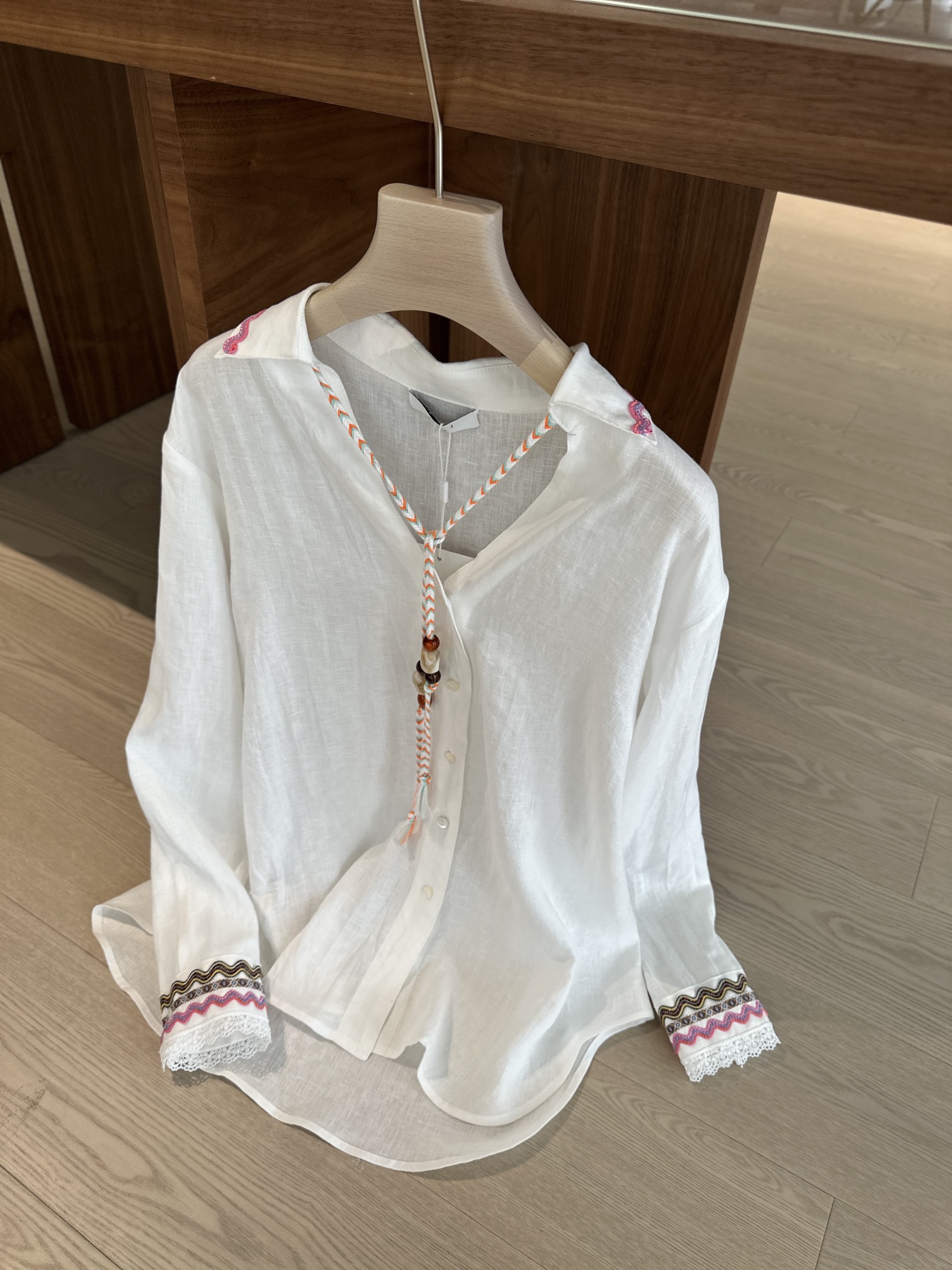 NO:331341,YS｜2025 Spring and Summer New Style Flax Hook Flower Natural Heavy Industry Elegant SML,,alexander wang19860909YS｜2025 春夏新款 亚麻 钩花天然 重工精美  SML,,alexander wang,Women's clothing