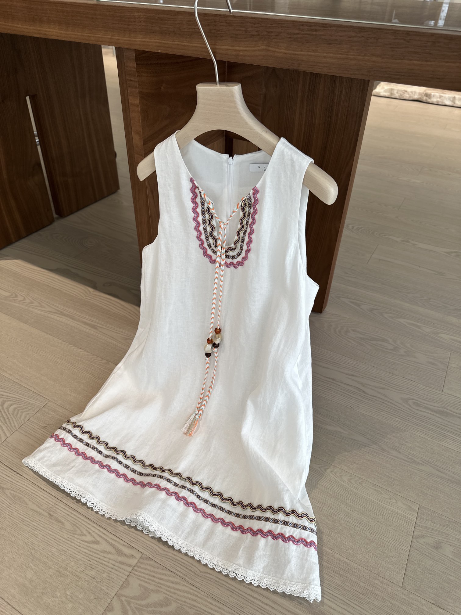 NO:331345,YS｜2025 new spring and summer style linen dress hook flower natural and exquisite heavy industry SML, skirts, alexander wang19860909YS｜2025 春夏新款 亚麻 连衣裙 钩花天然 重工精美  SML,,skirts,alexander wang,Women's clothing