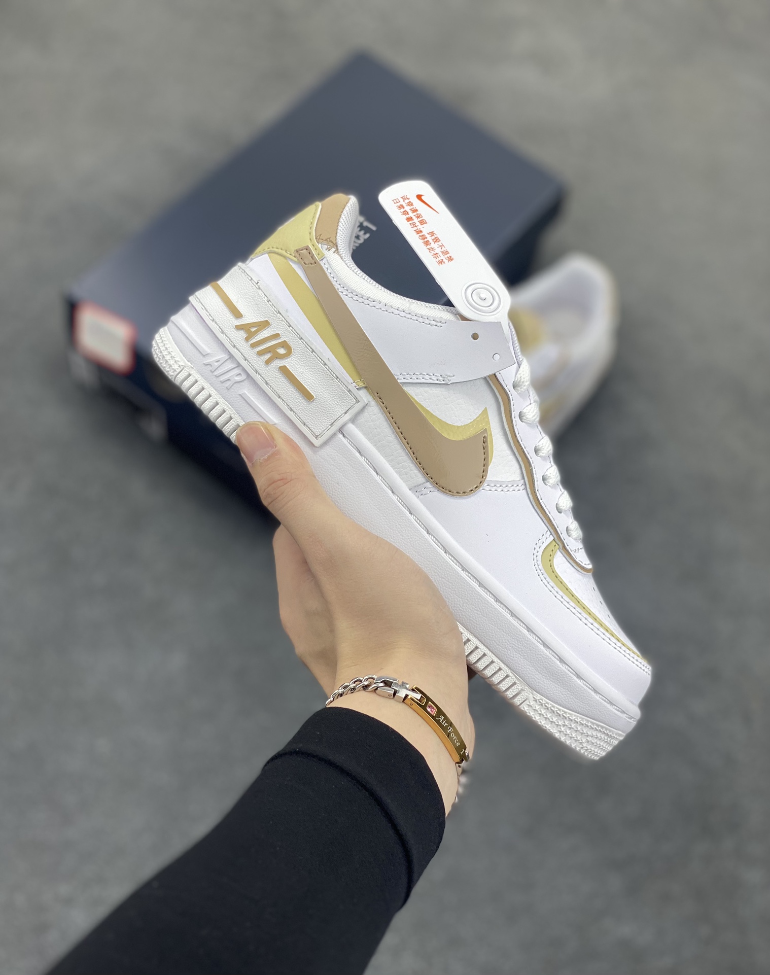 NK Air Force 1 Shadow 轻量增高低帮百搭板鞋\