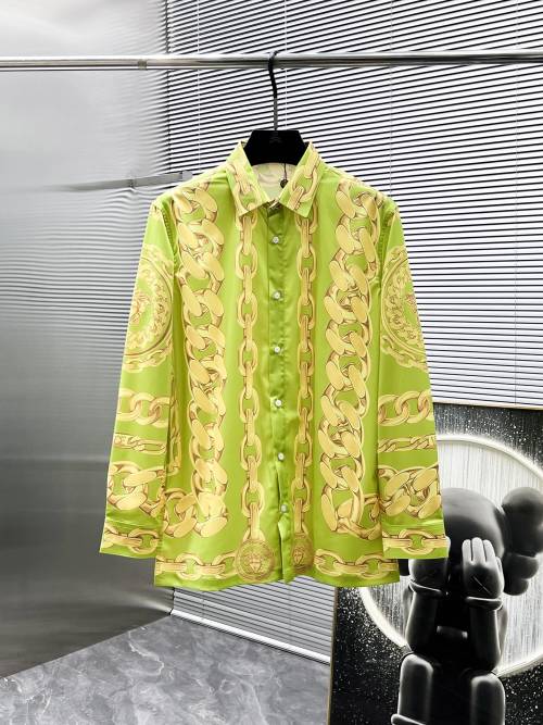 Versace 2025SS Men's Long Sleeve Shirt - High-End Custom Fabric, Comfortable Fit 1 Versace 2025SS Men's Long Sleeve Shirt - High-End Custom Fabric, Comfortable Fit