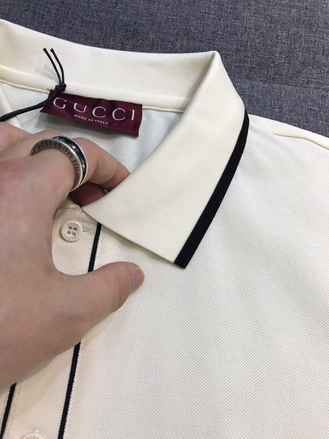 【新品】Gu/古家男士时装款商务休闲POLO马球衫,香港洋行渠道货,25年春夏新品,经典明星级单品,广告
