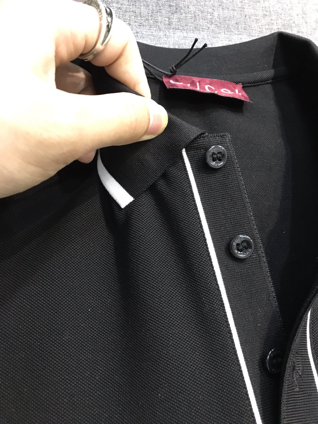 【新品】Gu/古家男士时装款商务休闲POLO马球衫,香港洋行渠道货,25年春夏新品,经典明星级单品,广告