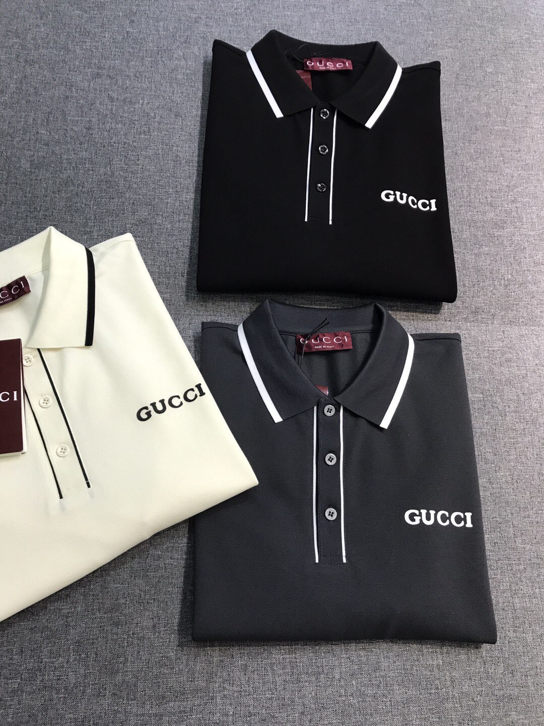 【新品】Gu/古家男士时装款商务休闲POLO马球衫,香港洋行渠道货,25年春夏新品,经典明星级单品,广告