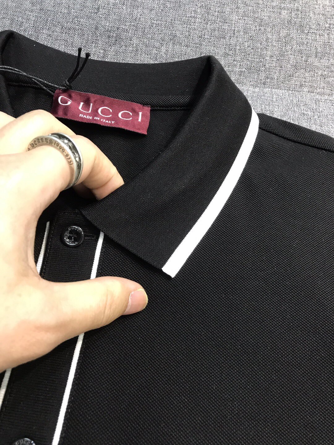 【新品】Gu/古家男士时装款商务休闲POLO马球衫,香港洋行渠道货,25年春夏新品,经典明星级单品,广告