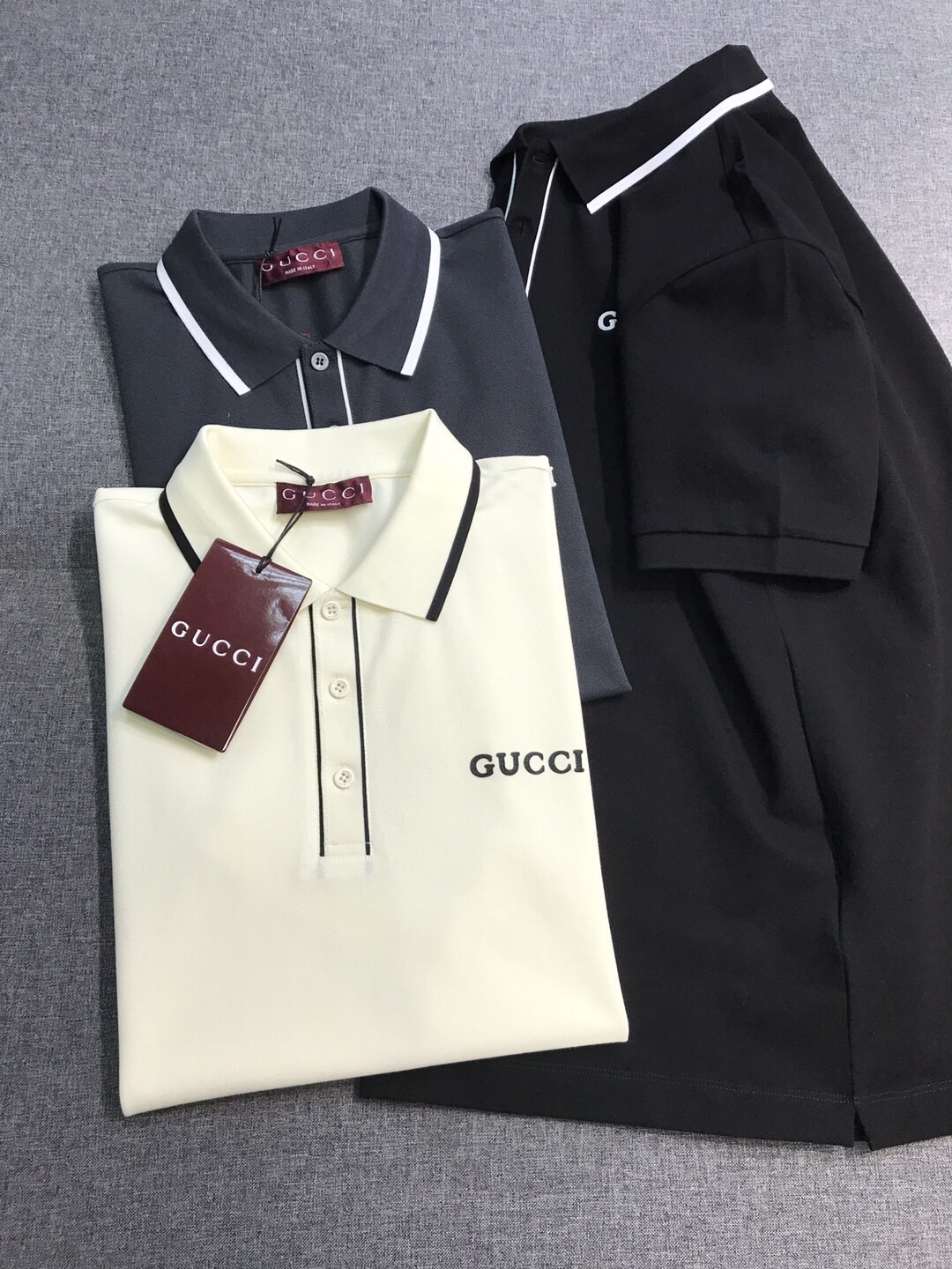 【新品】Gu/古家男士时装款商务休闲POLO马球衫,香港洋行渠道货,25年春夏新品,经典明星级单品,广告