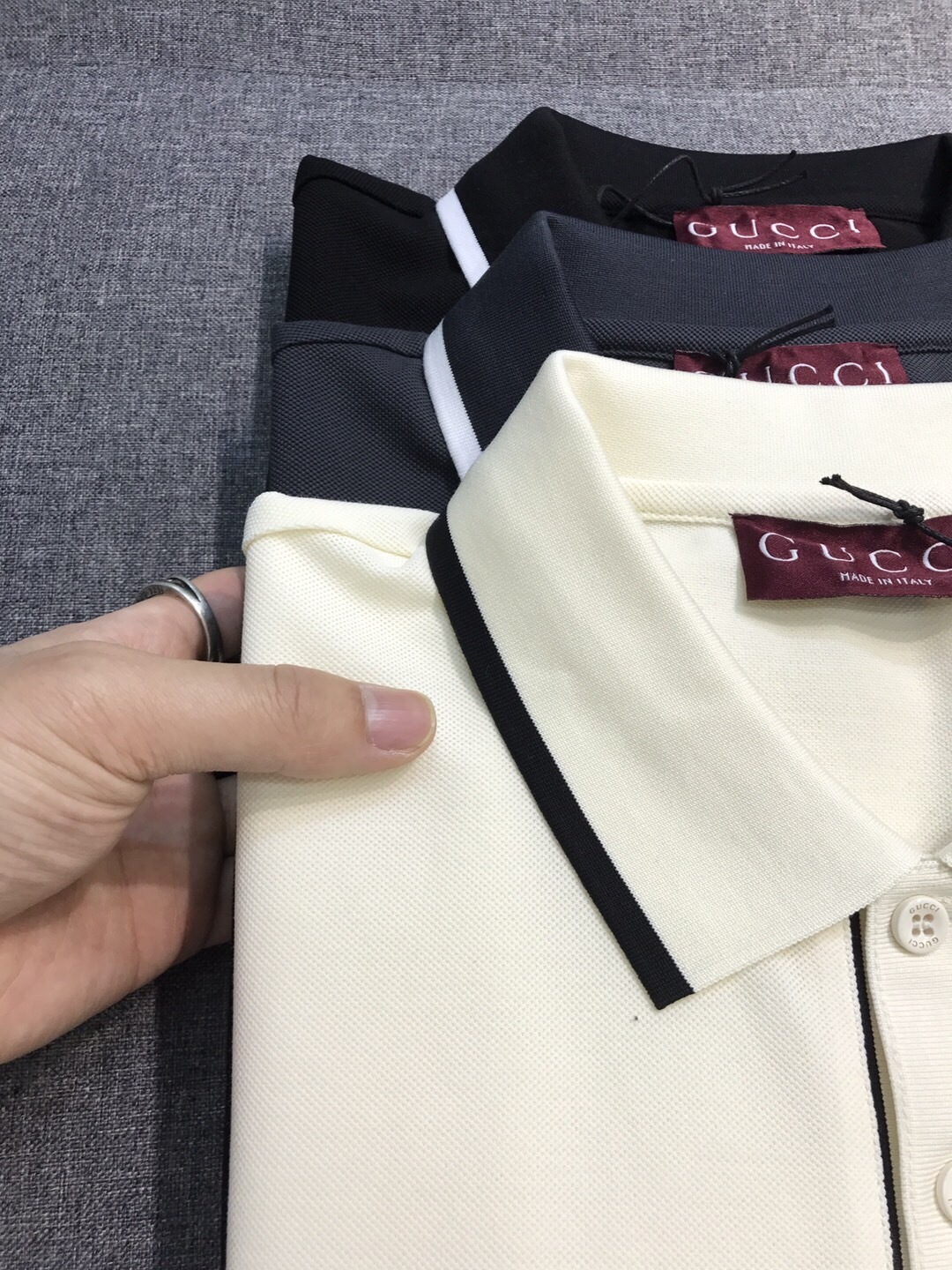 【新品】Gu/古家男士时装款商务休闲POLO马球衫,香港洋行渠道货,25年春夏新品,经典明星级单品,广告