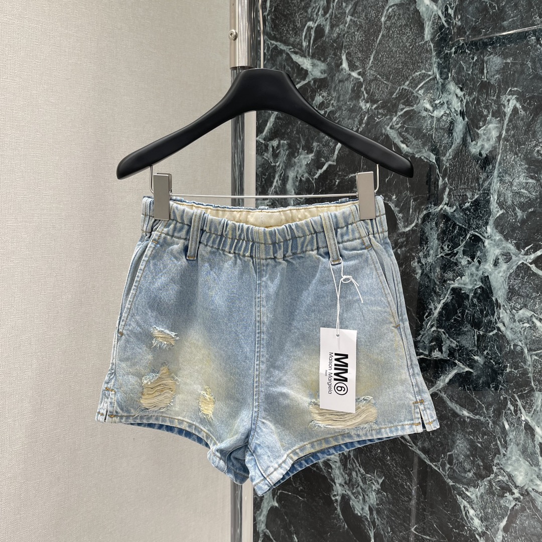 “High-End Women’s Clothing: Summer New Broken Jeans with High Waist Design” - 图片 2