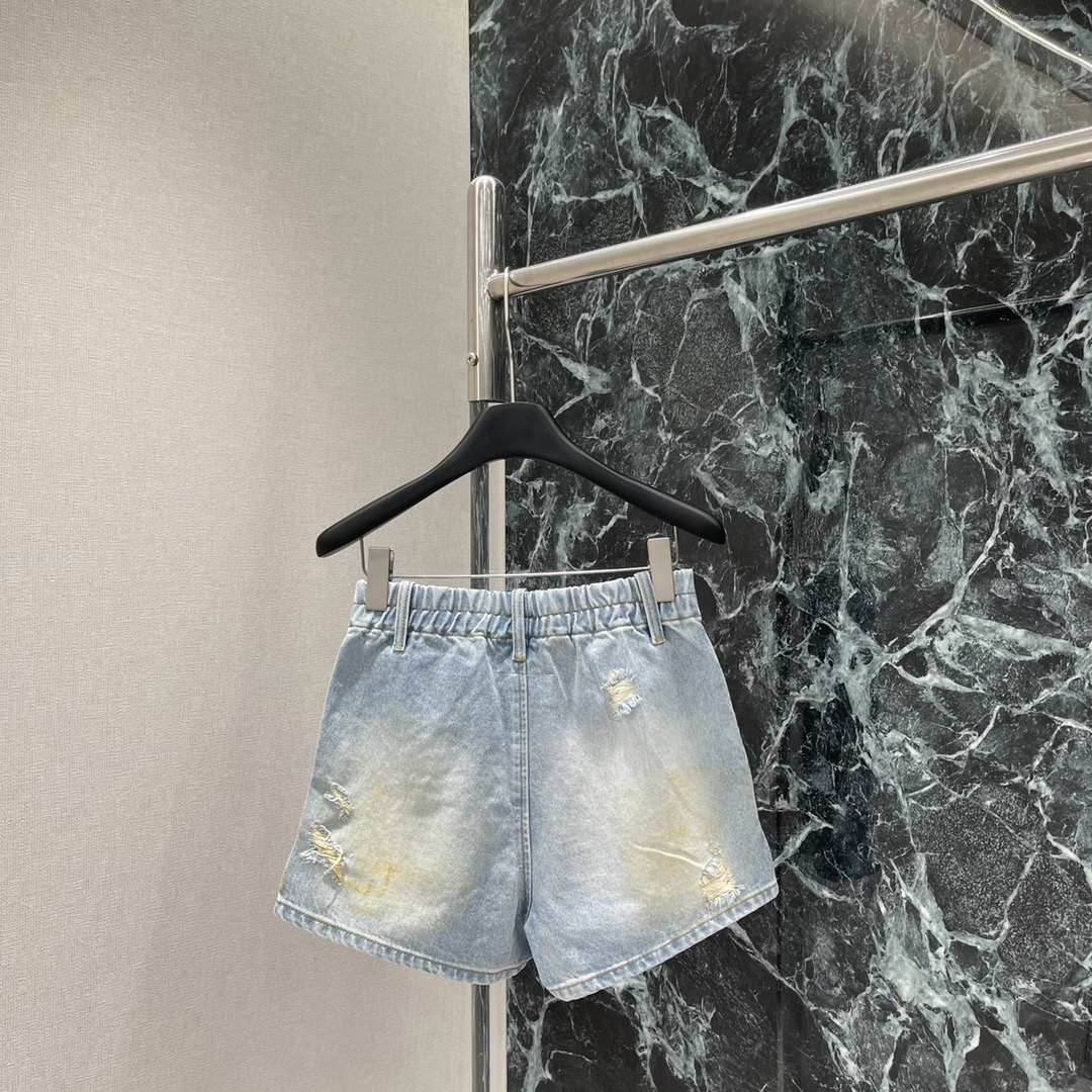 “High-End Women’s Clothing: Summer New Broken Jeans with High Waist Design” - 图片 9