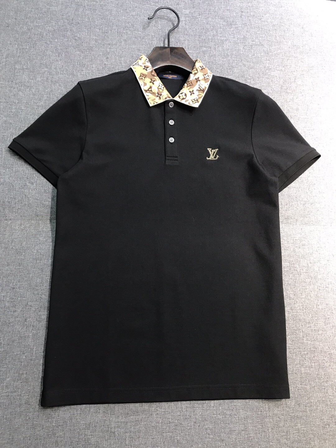 【新品】V登家族男士珠地网眼棉翻领马球POLO衫,香港洋行渠道货,重磅高端臻品,高奢品鉴白金级单品,2