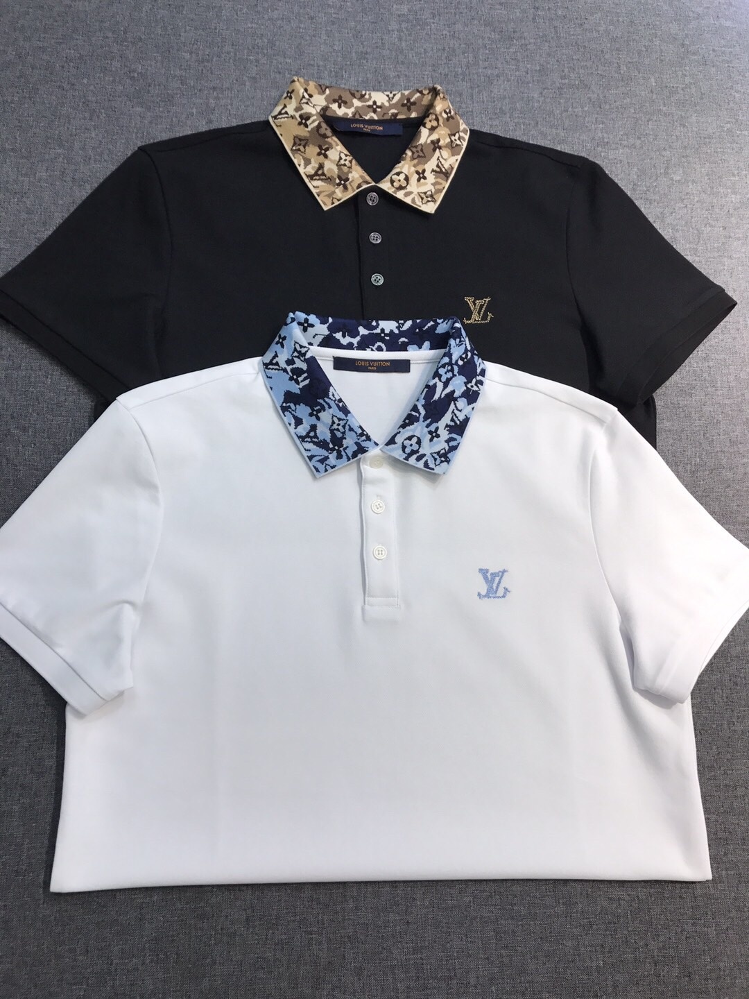【新品】V登家族男士珠地网眼棉翻领马球POLO衫,香港洋行渠道货,重磅高端臻品,高奢品鉴白金级单品,2
