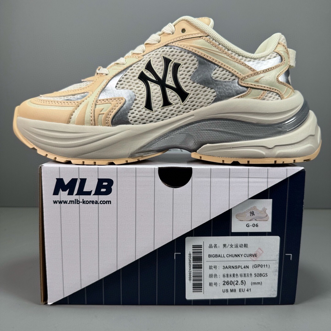🈴福利特价
MLB New York Yankees Curve Runner 千禧 洋基队厚底增高老爹
