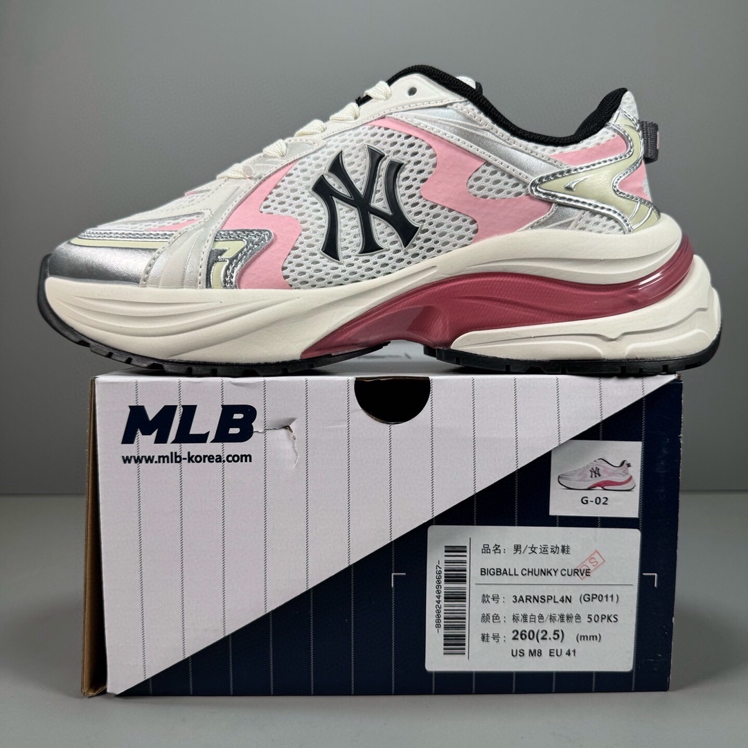 🈴福利特价
MLB New York Yankees Curve Runner 千禧 洋基队厚底增高老爹