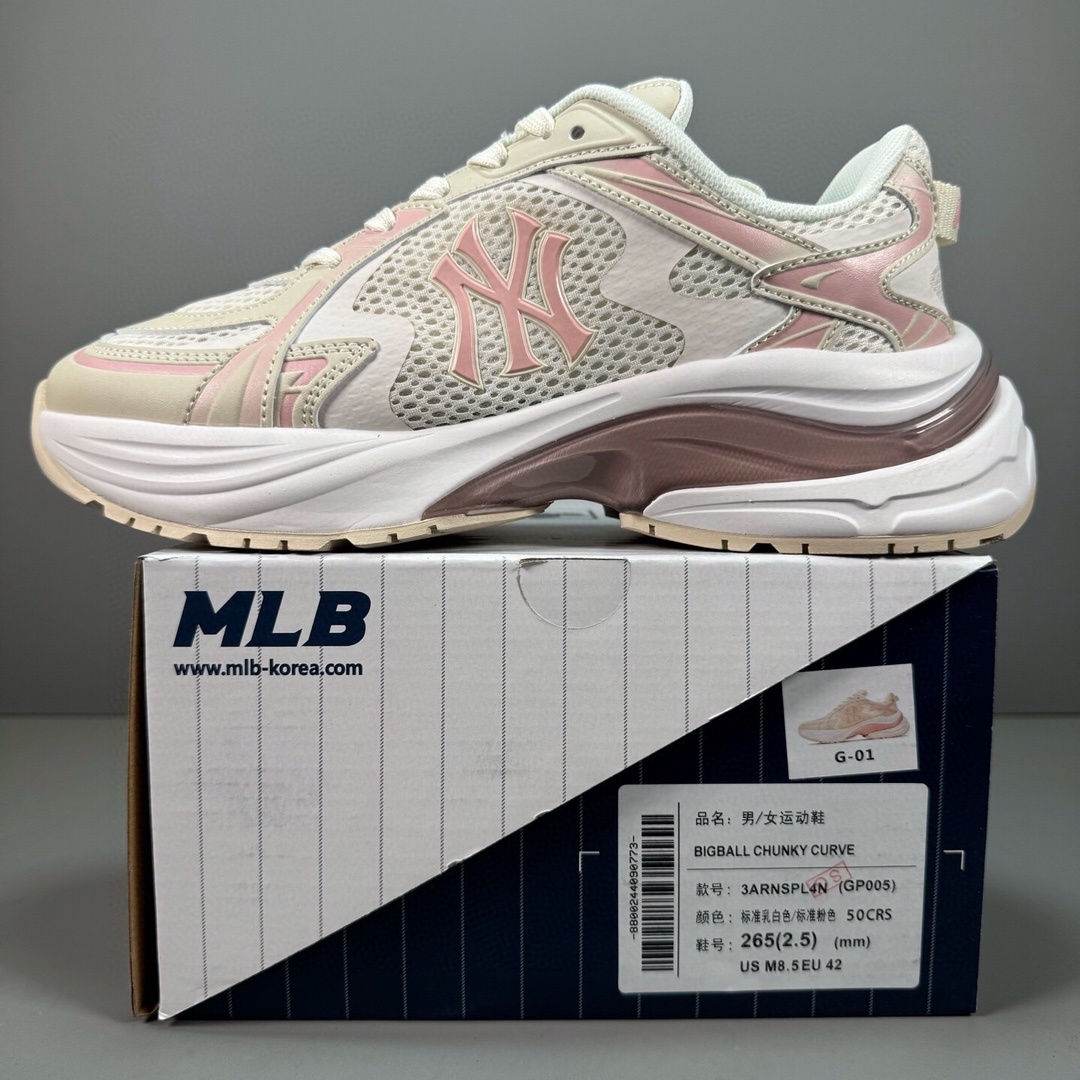 🈴福利特价
MLB New York Yankees Curve Runner 千禧 洋基队厚底增高老爹