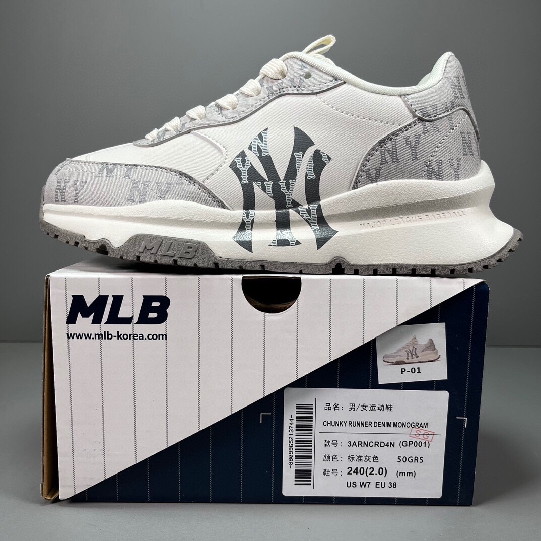 🈴福利特价
 网红爆款 韩国出口订单 MLB Chunky Liner低帮休闲运动鞋  原厂防伪吊牌 合