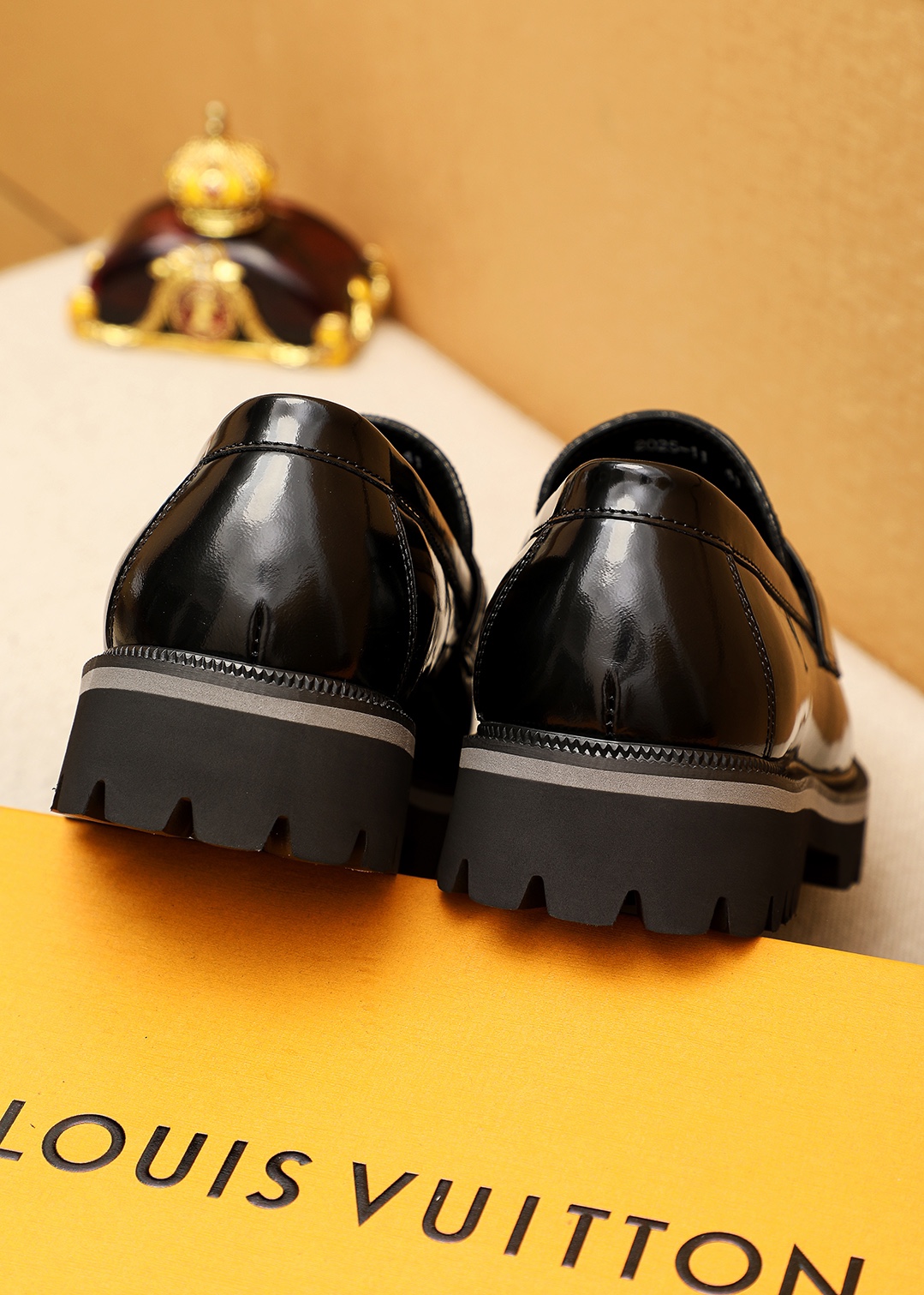 Louis Vuitton Men's Leather Loafers with Embossed Detailing - Available in 4 Colors 9 i1744683901 9203 7