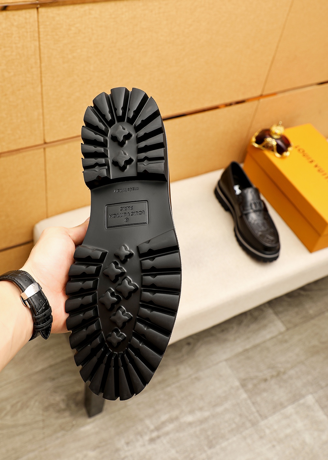 Louis Vuitton Leather Loafers with Embossed Detailing - Stylish and Comfortable 10 i1744686848 1342 1