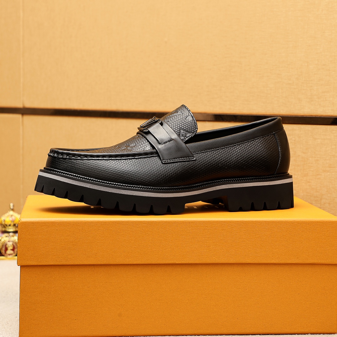 Louis Vuitton Men's Leather Loafers with Embossed Detailing-Sizes 38-44 7 i1744689046 478 5