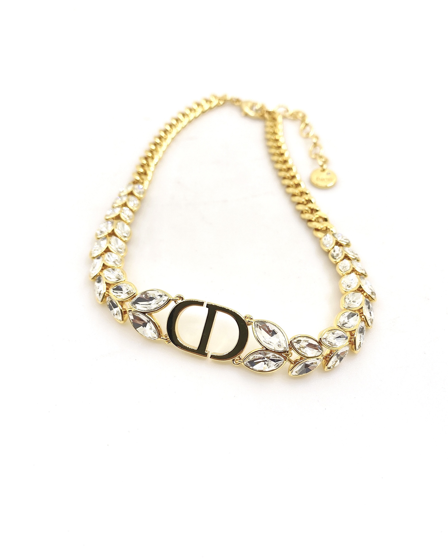 NO:111599,D*or latest k gold horse eye diamond cd necklace】consistent ZP brass material, jewelry quality, necklace19860909D*or 最新款k金马眼钻cd项链】一致ZP黄铜材质,饰品精品,necklace,Jewelry