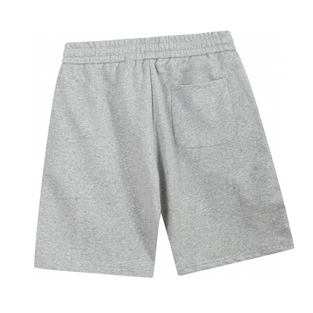 克罗心/Chrome Hearts 夏季新款 刺绣字母皮标十字架短裤 黑色/灰色