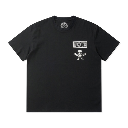 CH25SSFOTI Skull Print Short Sleeve T-Shirt, 230g Cotton, Black and White 1 CH25SSFOTI Skull Print Short Sleeve T-Shirt, 230g Cotton, Black and White